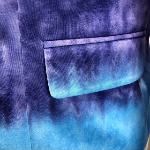 Colorful Rainbow tie dye double breasted blazer XS - Picture 7 of 12